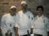Instructor Mark Homilton with 2 students from the Culinary Institute of New Orleans (39,179 bytes)